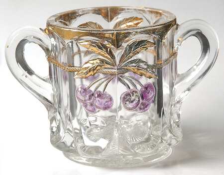 Cherry and Cable Clear Ruby Open Sugar