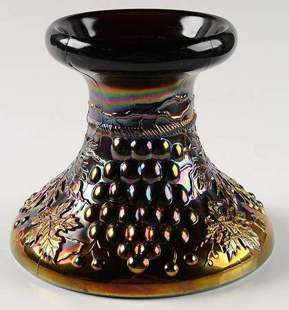 Grape and Cable Amethyst Punch Bowl Stand