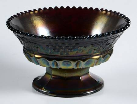 Grape and Cable Amethyst 5" Berry Bowl