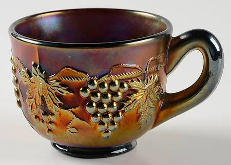 Grape and Cable Amethyst Punch Cup