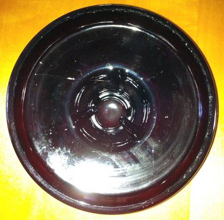 Grape and Cable Amethyst Lid for Tobacco Jar