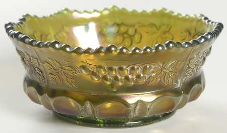 Grape and Cable Green Small Fruit Dessert Bowl