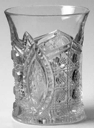 Floral Oval Flat Tumbler