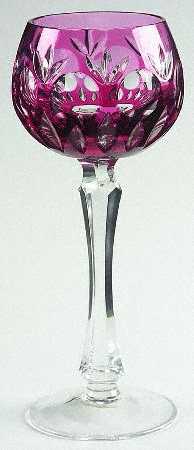 Bamberg (Curved in Bowl Shape) Cranberry Hock Wine