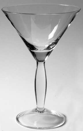 Colorwave Clear Martini Glass