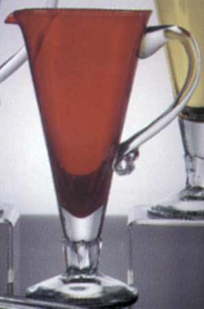 Cristalleria-Ruby Martini Pitcher