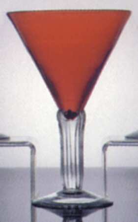 Cristalleria-Ruby Martini Glass