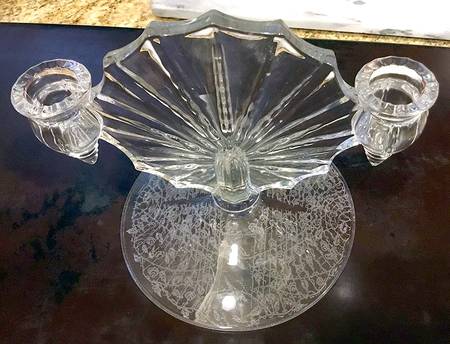 Rose & Robin Double Light Candlestick