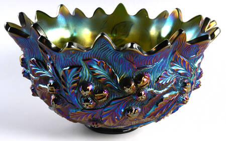 Acorn Burrs-Amethyst Punch Bowl