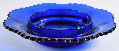 Regent-Cobalt Blue Round Butter Dish No Lid