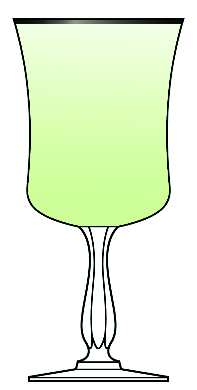 Rainbow Pale Green (Platinum Trim)