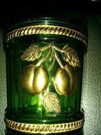 Peach-Green Flat Tumbler