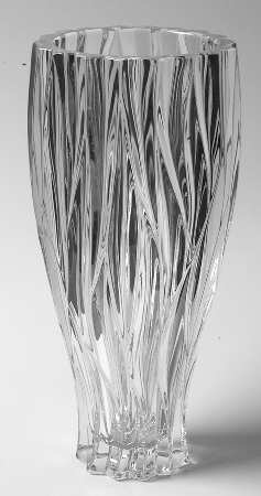 Satin Leaves 10" Flower Vase