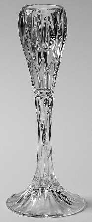 Satin Leaves Single Light Candlestick