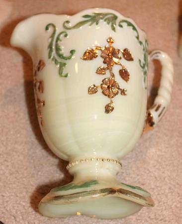 Intaglio Custard 64 Oz Pitcher