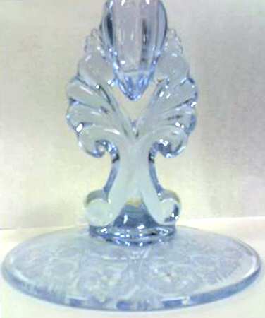 Canterbury-Blue 5" Single Light Candlestick
