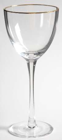 Palais Gold Wine Glass