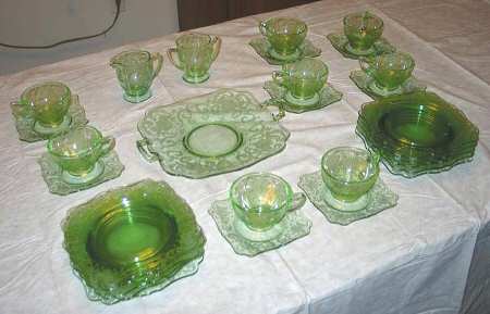 NEM2-Green Luncheon Plate