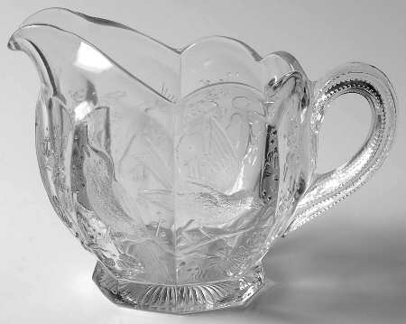 Singing Birds Clear Creamer