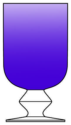 Tuscany Plum Water Goblet