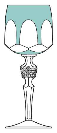 Antika Aquamarine Wine Hock