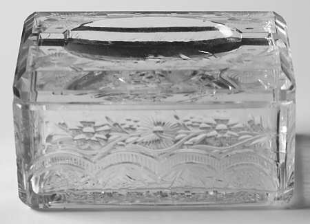7666-1 Cigarette Box with Ashtray Lid