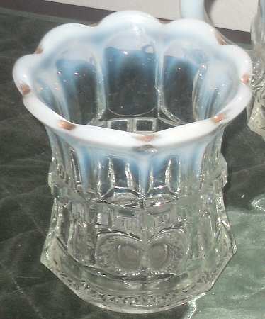 Regal-White Opalescent Open Spooner