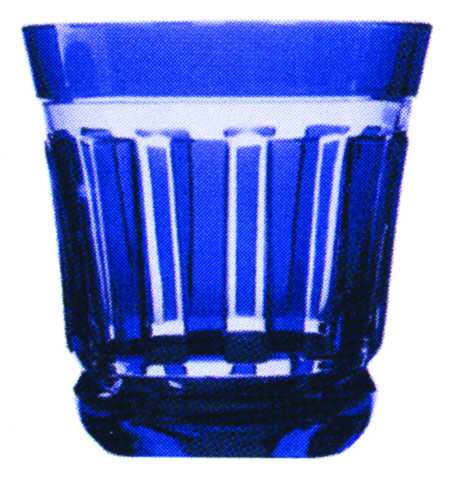 Avignon-Cobalt Blue Whiskey Glass