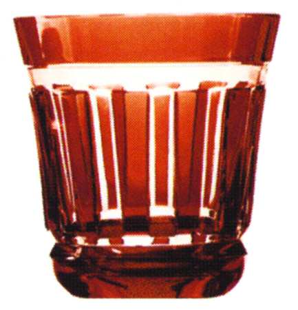Avignon Gold Ruby Whiskey Glass