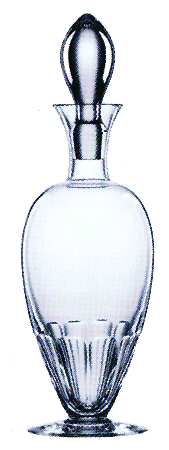 Loft Footed Decanter & Stopper