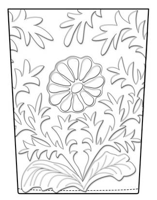 Daisy and Fern White Opalescent