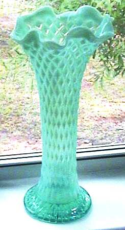 Diamond Point-Blue Opalescent by Northwood