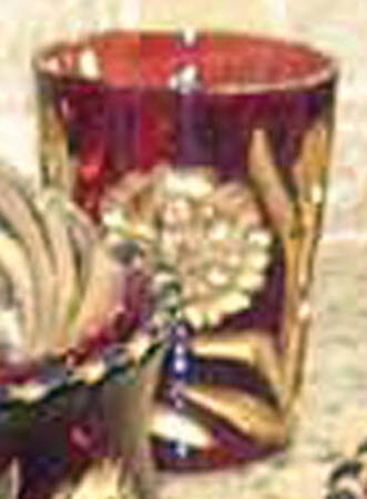 Carnation-Ruby Flash Flat Tumbler