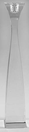 Planar 12" Tall Single Light Candlestick