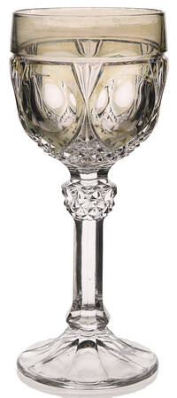 Napolean (All Color Bowl) Smoke Water Goblet