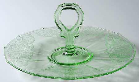 Lions-Green Center Handle Tray