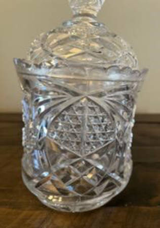 Star of David Sugar Bowl & Lid