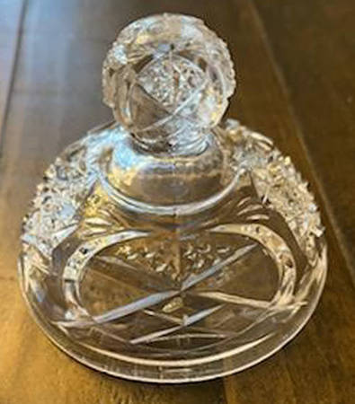 Star of David Lid for Sugar Bowl