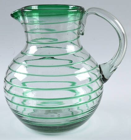 Emerald Spiral 80 Oz Pitcher