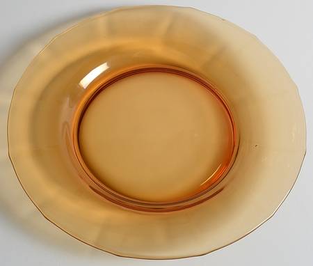 34-Amber Luncheon Plate