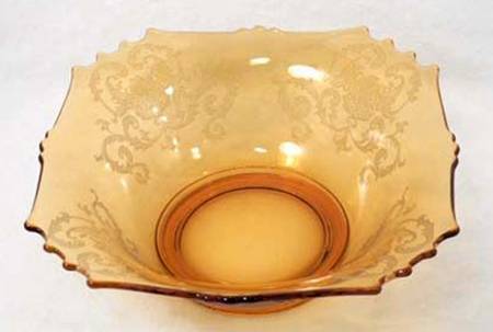 NEM2-Amber 10" Flared Bowl