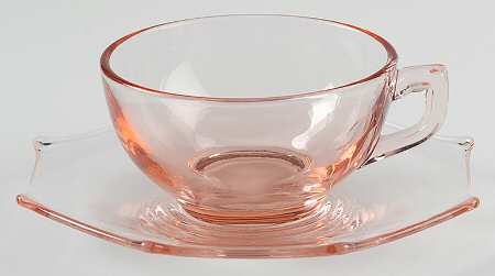 NEM7-Pink Cup & Saucer Set