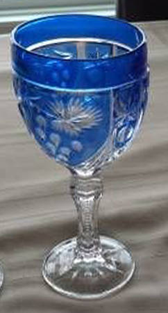 Asti Cobalt Blue Wine