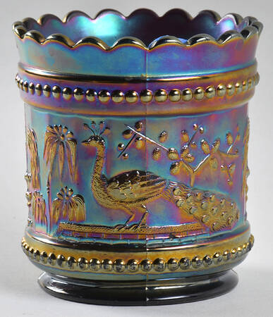 Peacock at the Fountain-Amethyst Open Spooner