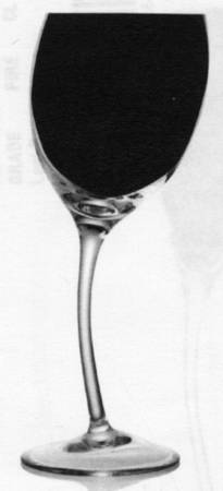 Tilt-Black Wine Glass