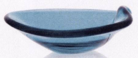 Butterfly-Teal 6" Round Bowl