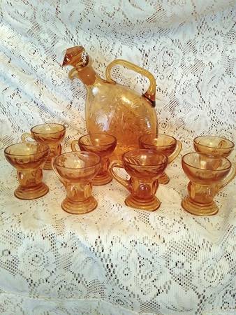 Moondrops Amber (Floral) Whiskey Glass