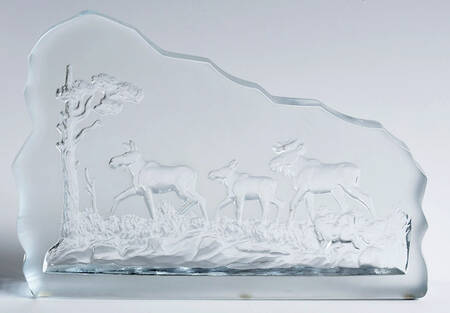 Animals & Figurines Moose Plaque