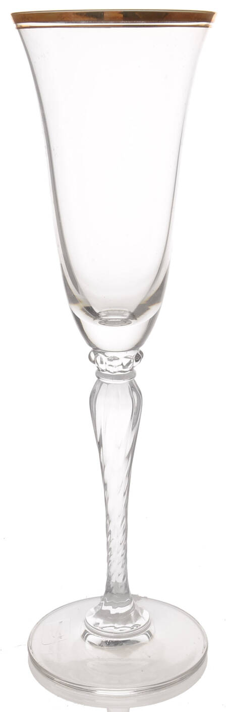 Lafayette Gold Fluted Champagne