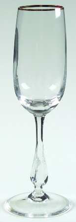 Belcourt Gold Fluted Champagne